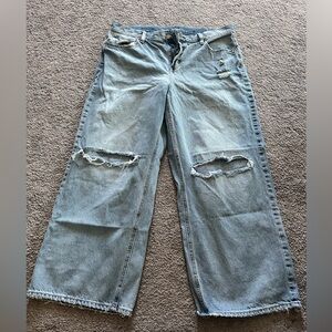 Old navy baggy wide leg jeans